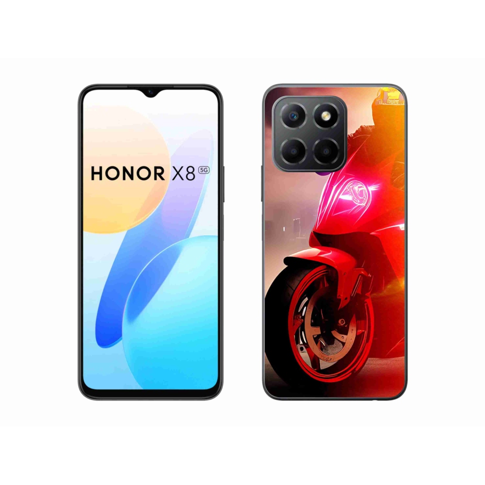Gelový kryt mmCase na Honor X8 5G - motorka