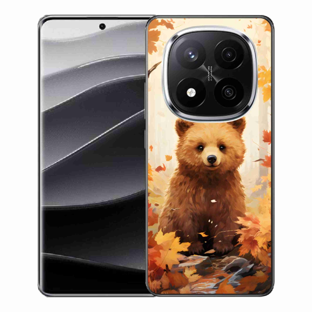 Gelový kryt mmCase na Xiaomi Redmi Note 14 Pro+ 5G - medvěd v lese