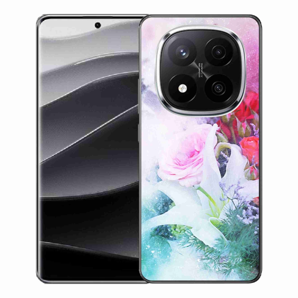Gelový kryt mmCase na Xiaomi Redmi Note 14 Pro+ 5G - květiny 4