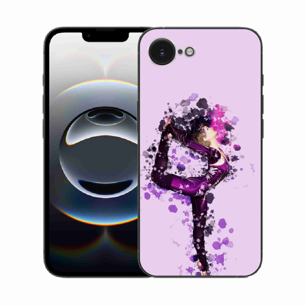Gelový kryt mmCase na iPhone 16e - baletka