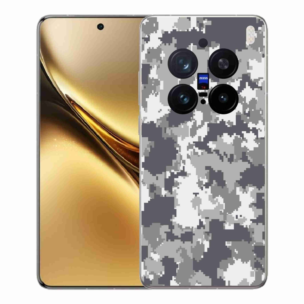 Gelový kryt mmCase na Vivo X200 Pro 5G - maskáčový vzor 2