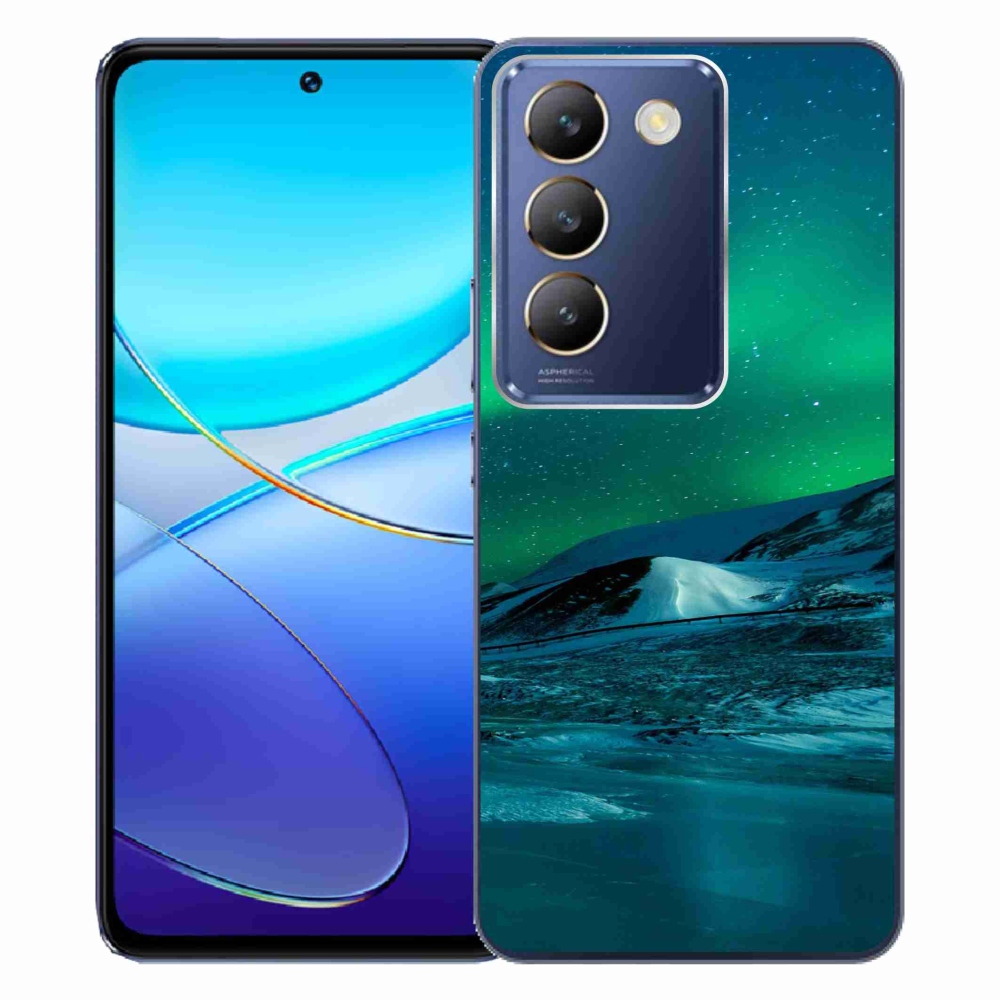 Gelový kryt mmCase na Vivo V40 SE 4G/5G - polární záře