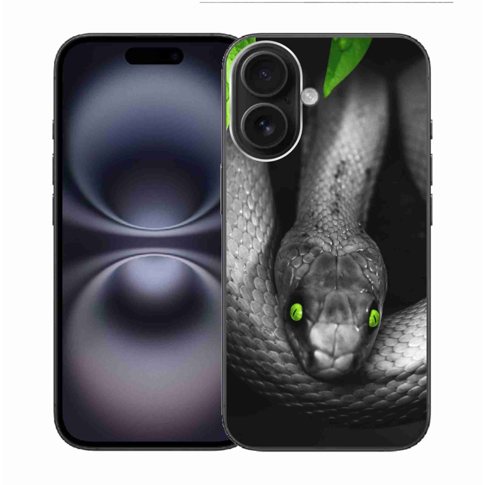 Gelový kryt mmCase na iPhone 16 - had
