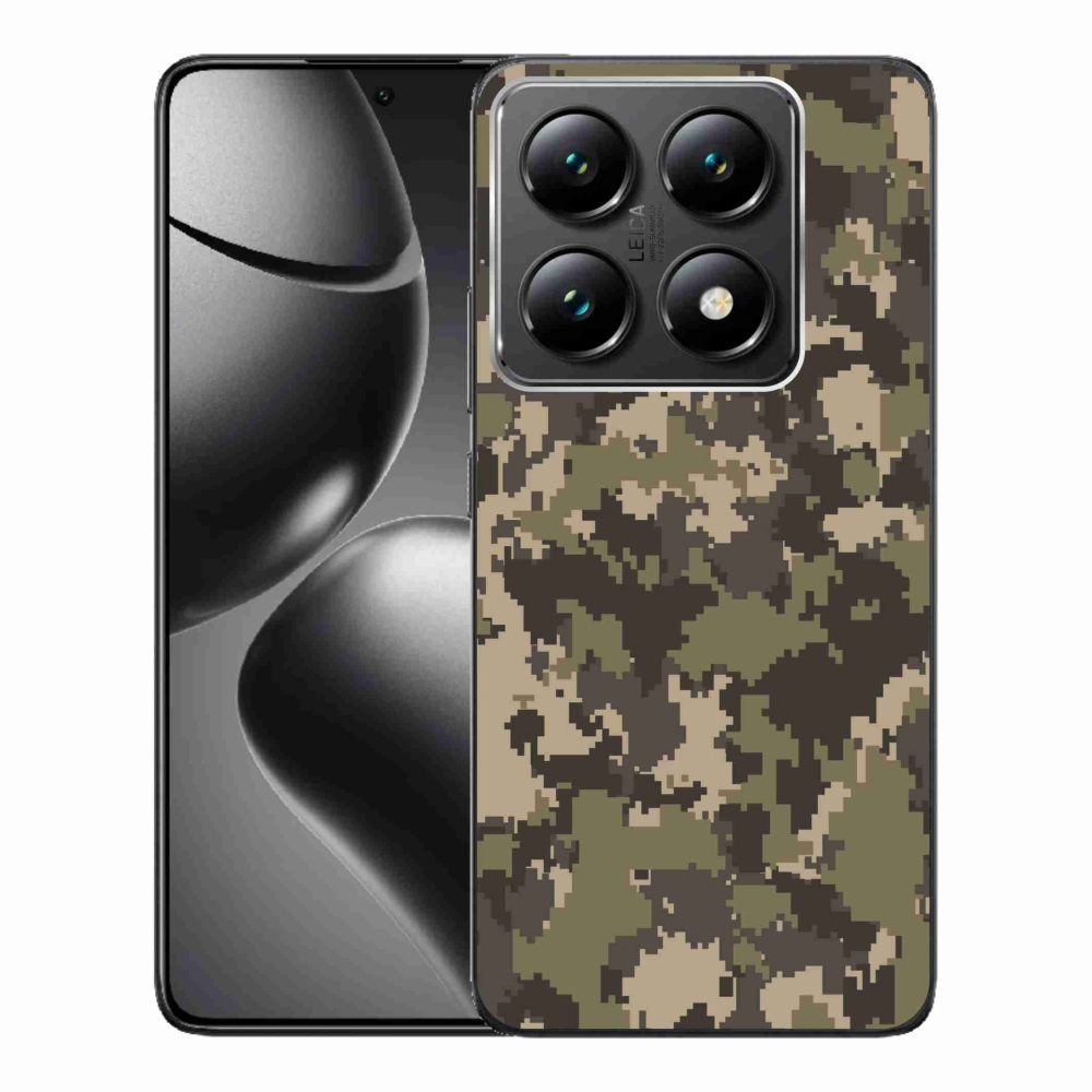 Gelový kryt mmCase na Xiaomi 14T Pro - maskáčový vzor 12