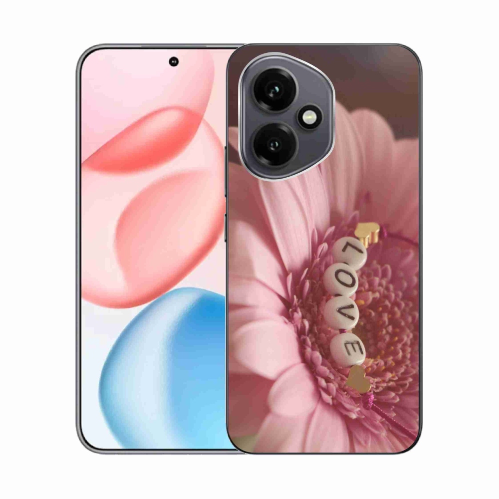Gelový kryt mmCase na Honor 400 - přívěsek love