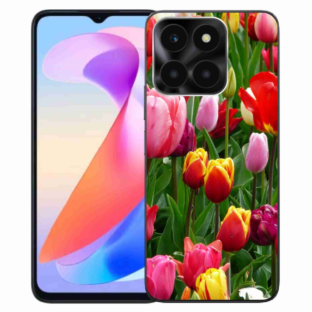 Gelový kryt mmCase na Honor X6a - tulipány