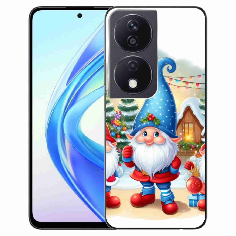Gelový kryt mmCase na Honor X7b/Honor 90 Smart - vánoční skřítci