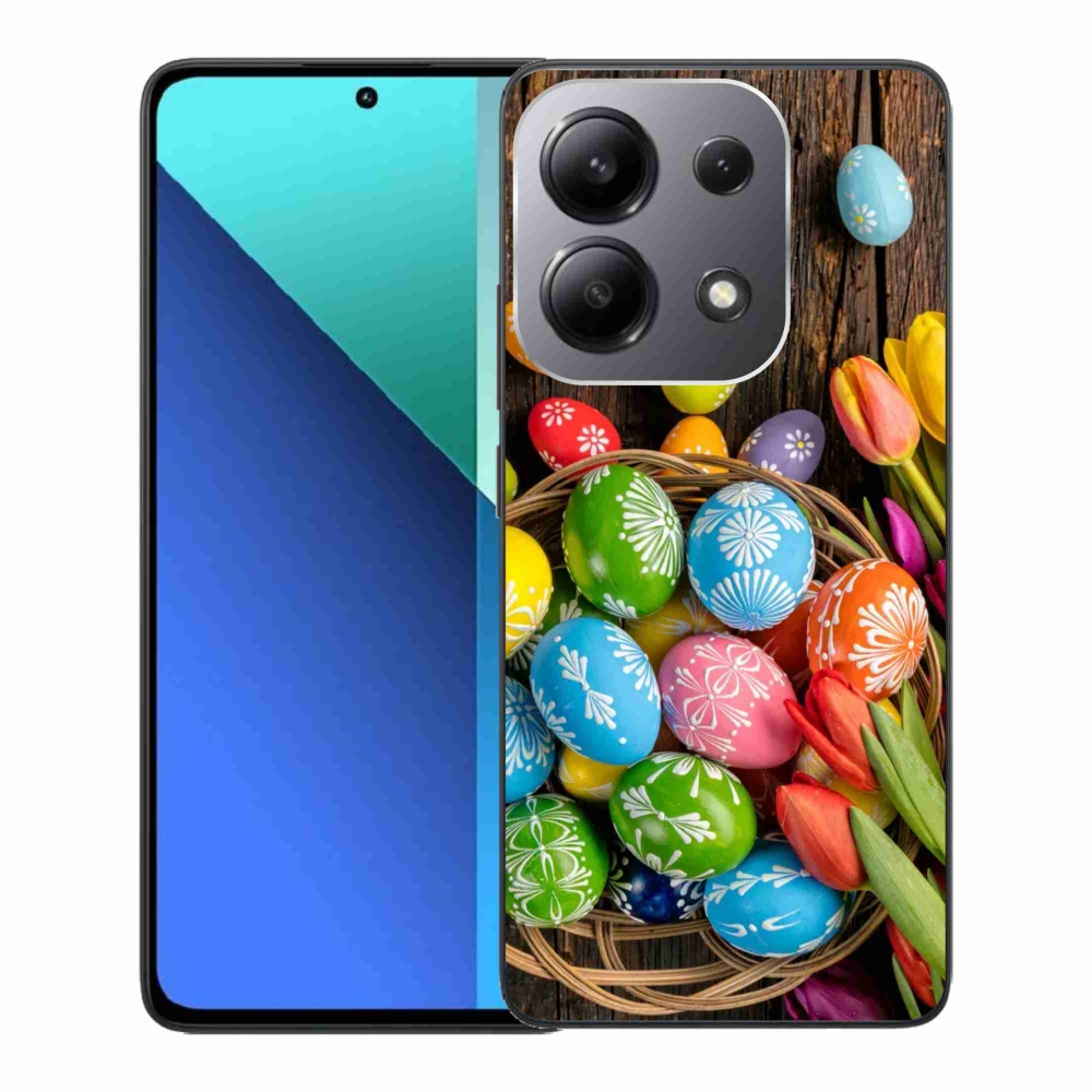 Gelový kryt mmCase na Xiaomi Redmi Note 13 - velikonoční vajíčka