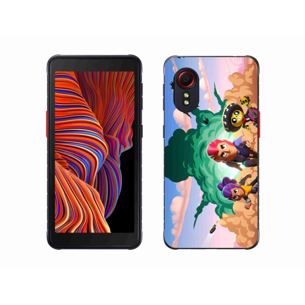Gelový kryt mmCase na Samsung Galaxy Xcover 5 - brawl stars