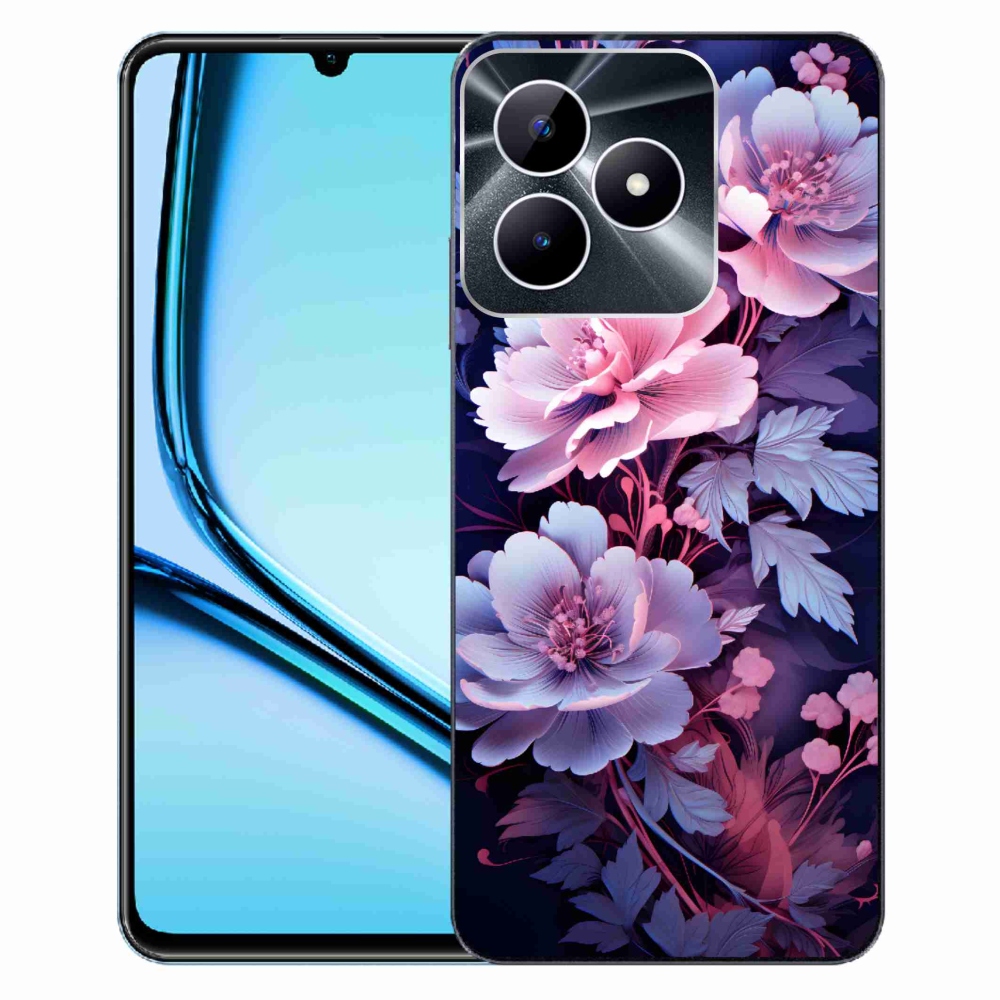 Gelový kryt mmCase na Realme Note 50 - květiny 11