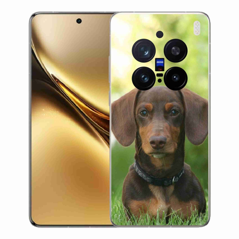 Gelový kryt mmCase na Vivo X200 Pro 5G - hnědý jezevčík