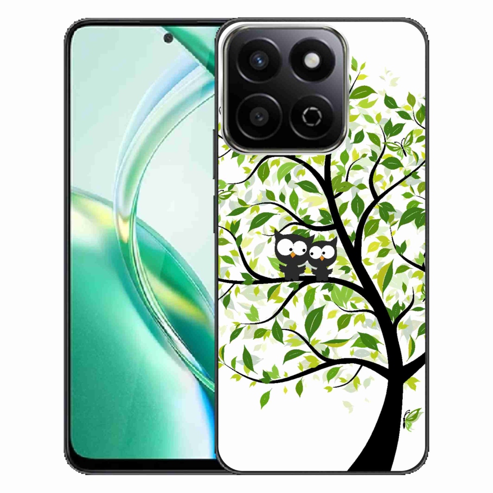 Gelový kryt mmCase na Honor 200 Smart 5G - sovičky na stromě