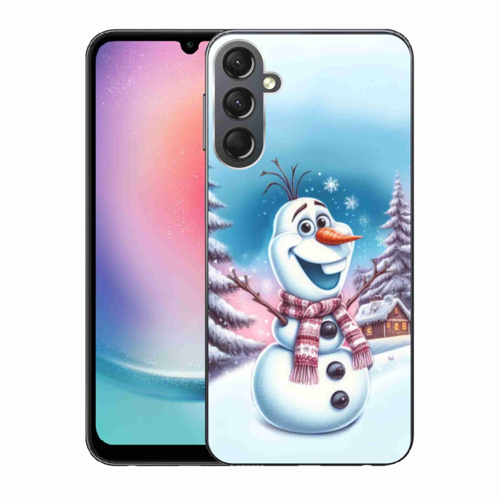 Gelový kryt mmCase na Samsung Galaxy A24 - ledové království