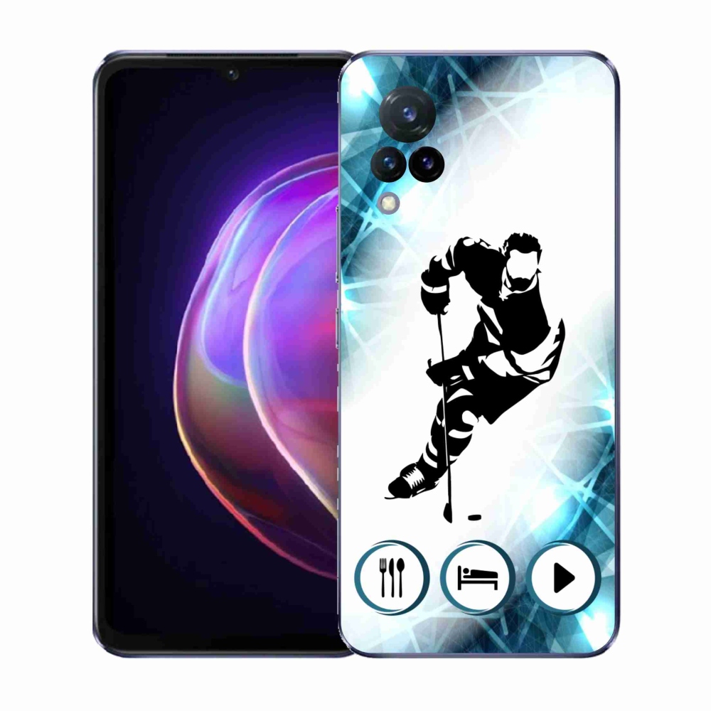 Gelový kryt mmCase na Vivo V21 4G/5G - hokej 1