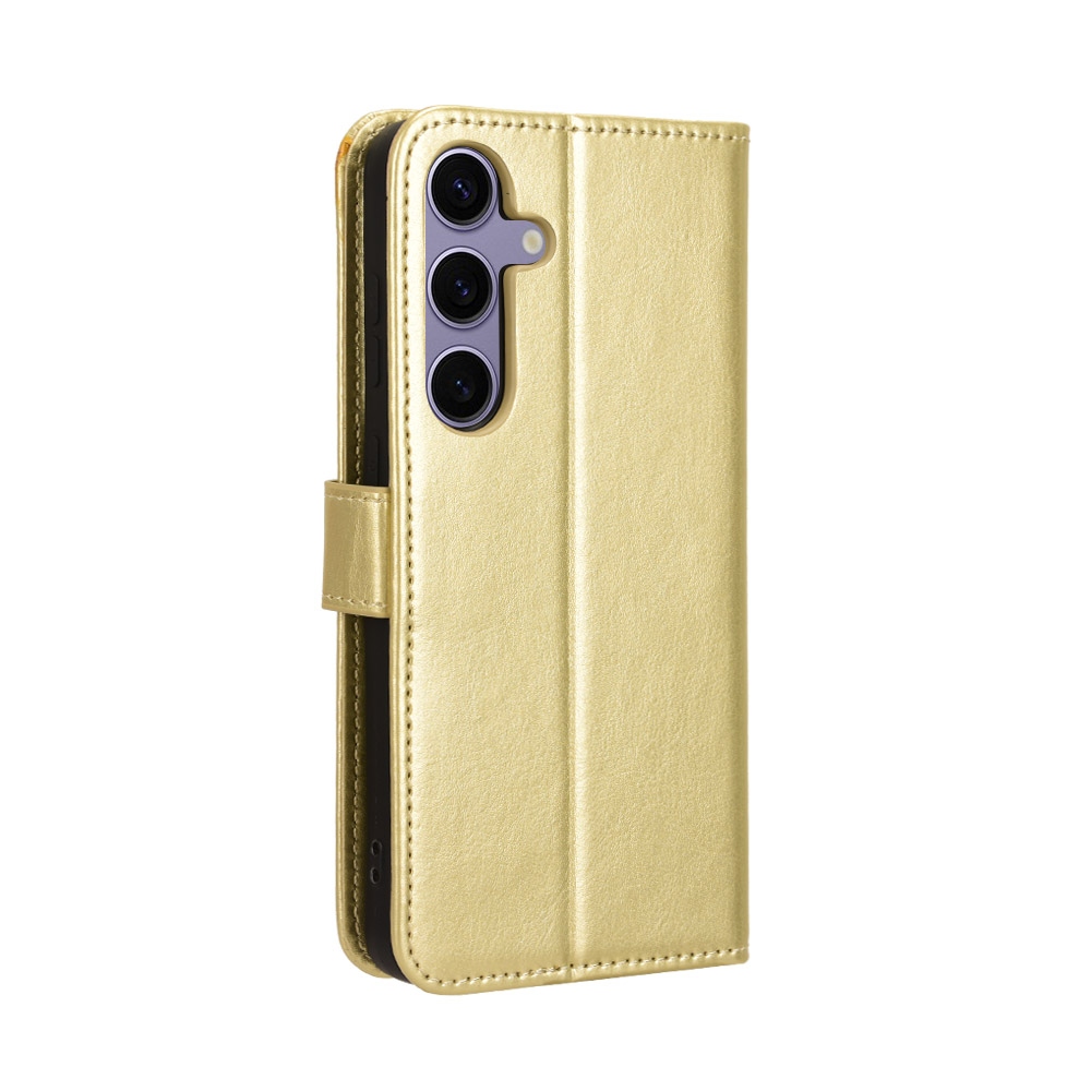 Crazy knížkové pouzdro na Samsung Galaxy S25 FE - zlaté