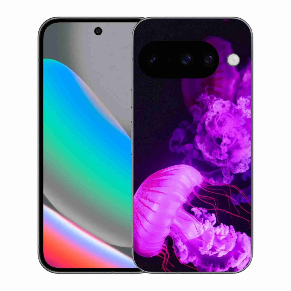 Gelový kryt mmCase na Google Pixel 10 - medúza 1