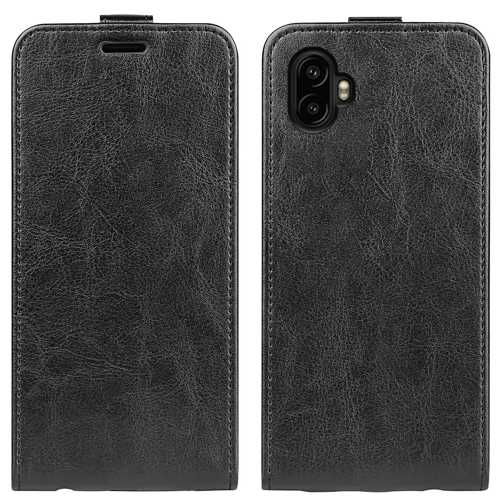 Vertical knížkové pouzdro na Samsung Galaxy Xcover 7 Pro - černé