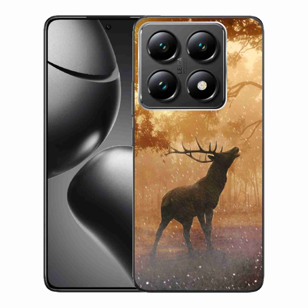 Gelový kryt mmCase na Xiaomi 14T Pro - jelen v říji