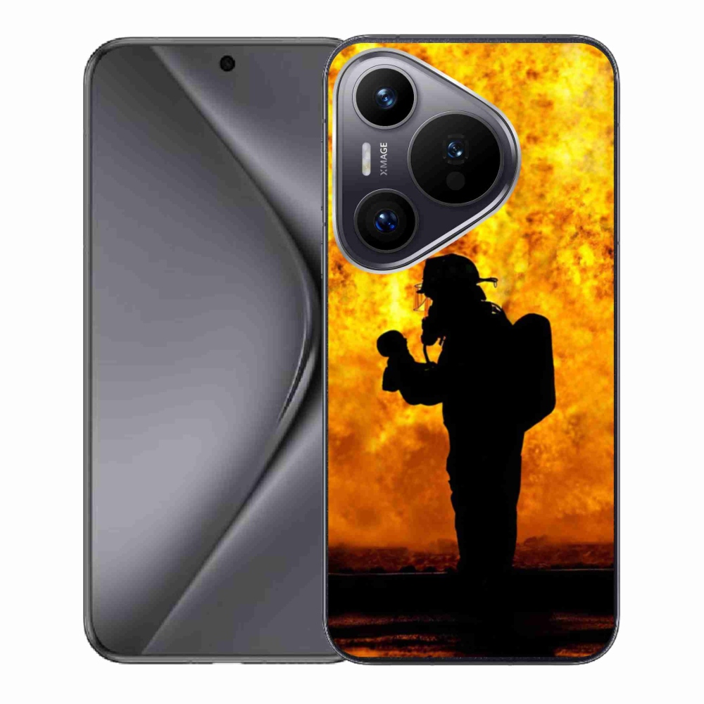 Gelový kryt mmCase na Huawei Pura 70 - hasič