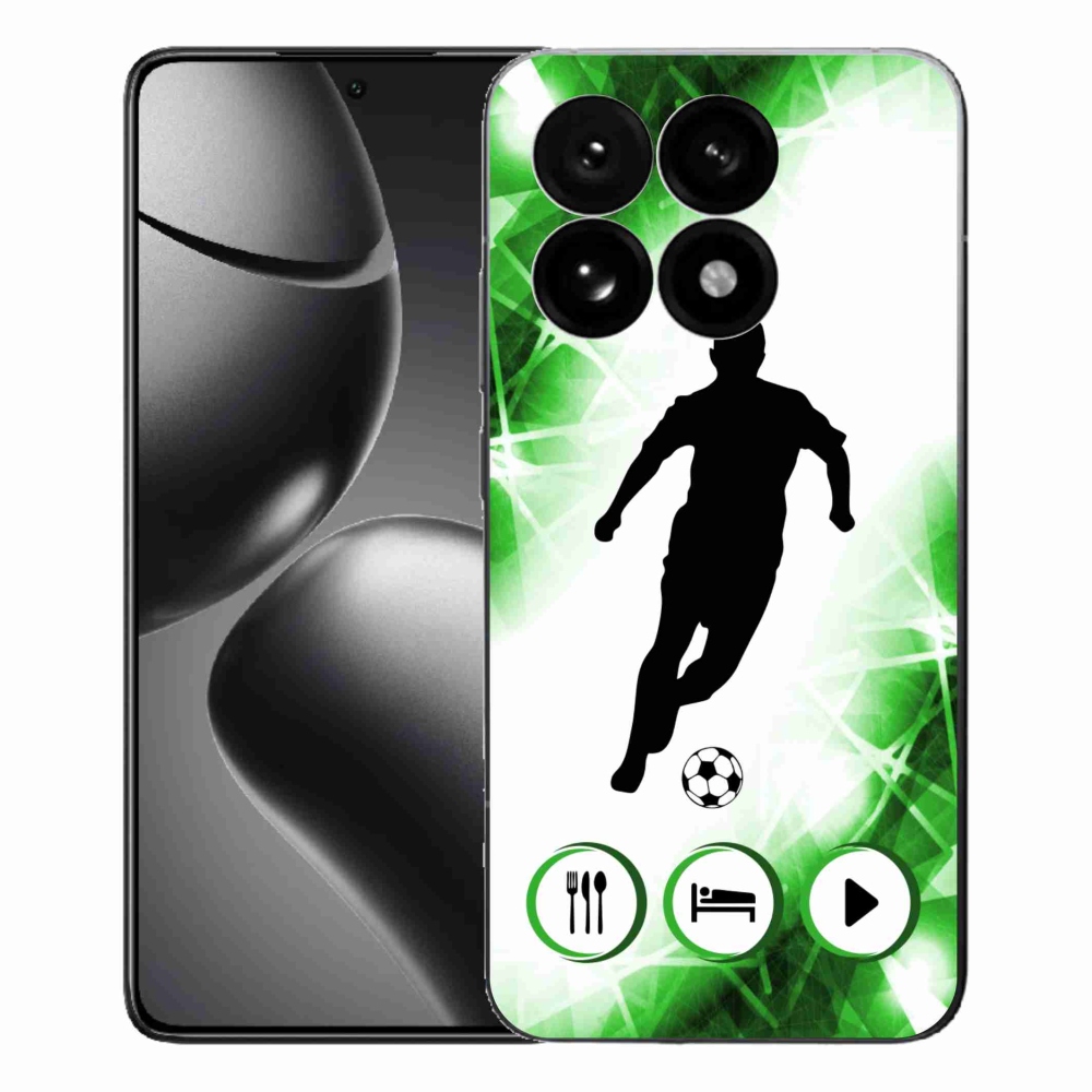 Gelový kryt mmCase na Xiaomi 15T - fotbalista