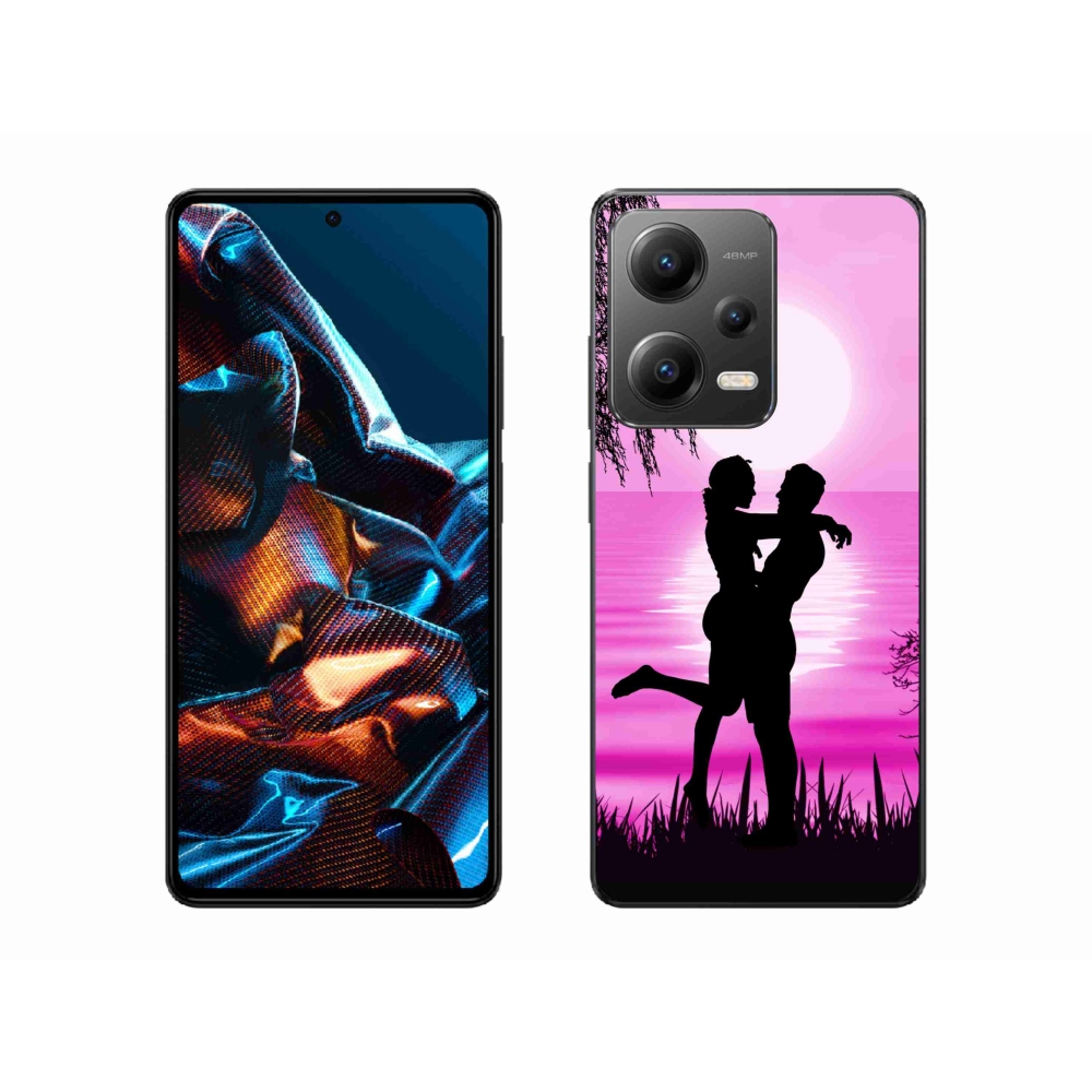 Gelový obal mmCase na mobil Xiaomi Redmi Note 12 Pro 5G - západ slunce
