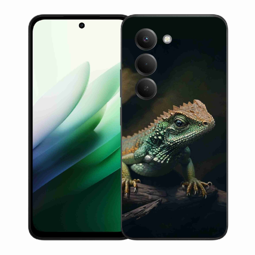 Gelový kryt mmCase na Xiaomi Redmi 15 5G (169mm) - ještěr