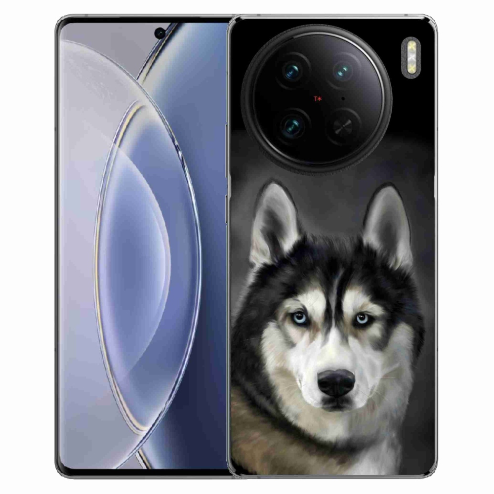 Gelový obal mmCase na Vivo X90 Pro - husky