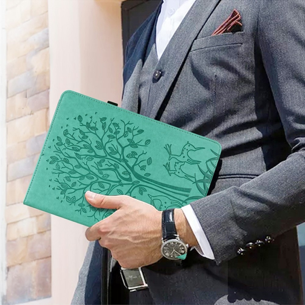 Tree zavírací pouzdro na tablet Xiaomi Pad 7/7 Pro - modrozelené