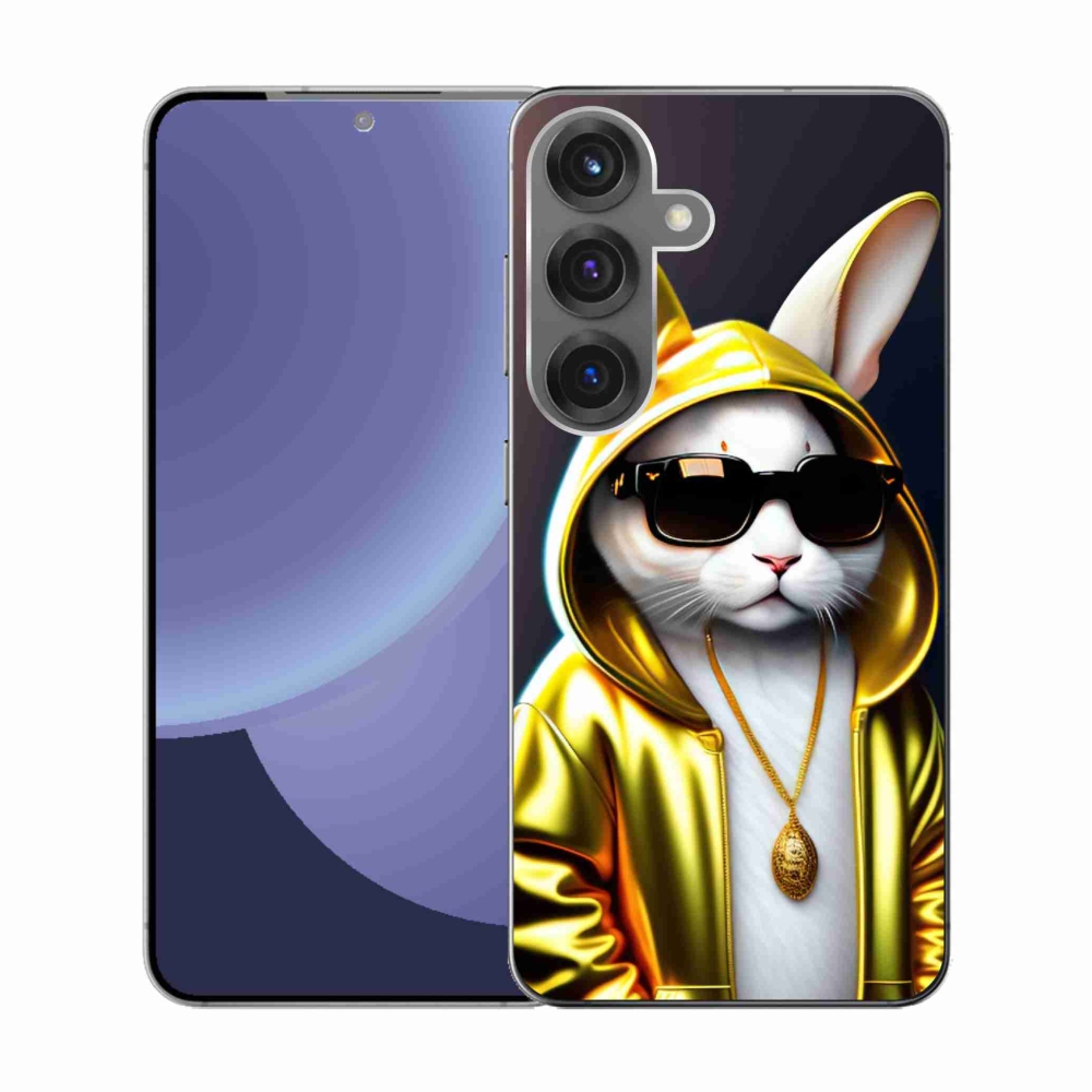 Gelový kryt mmCase na Samsung Galaxy S25 - kočka boss