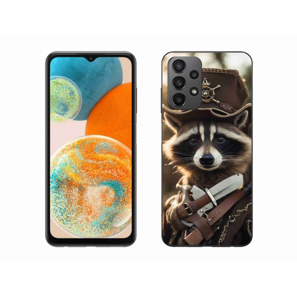Gelový kryt mmCase na Samsung Galaxy A23 4G/5G - mýval v uniformě