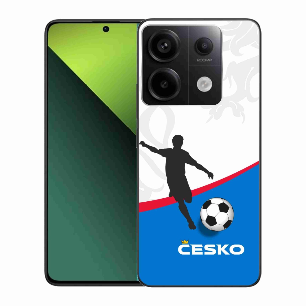 Gelový kryt mmCase na Xiaomi Redmi Note 13 Pro 5G/Poco X6 5G - fotbal Česko 1