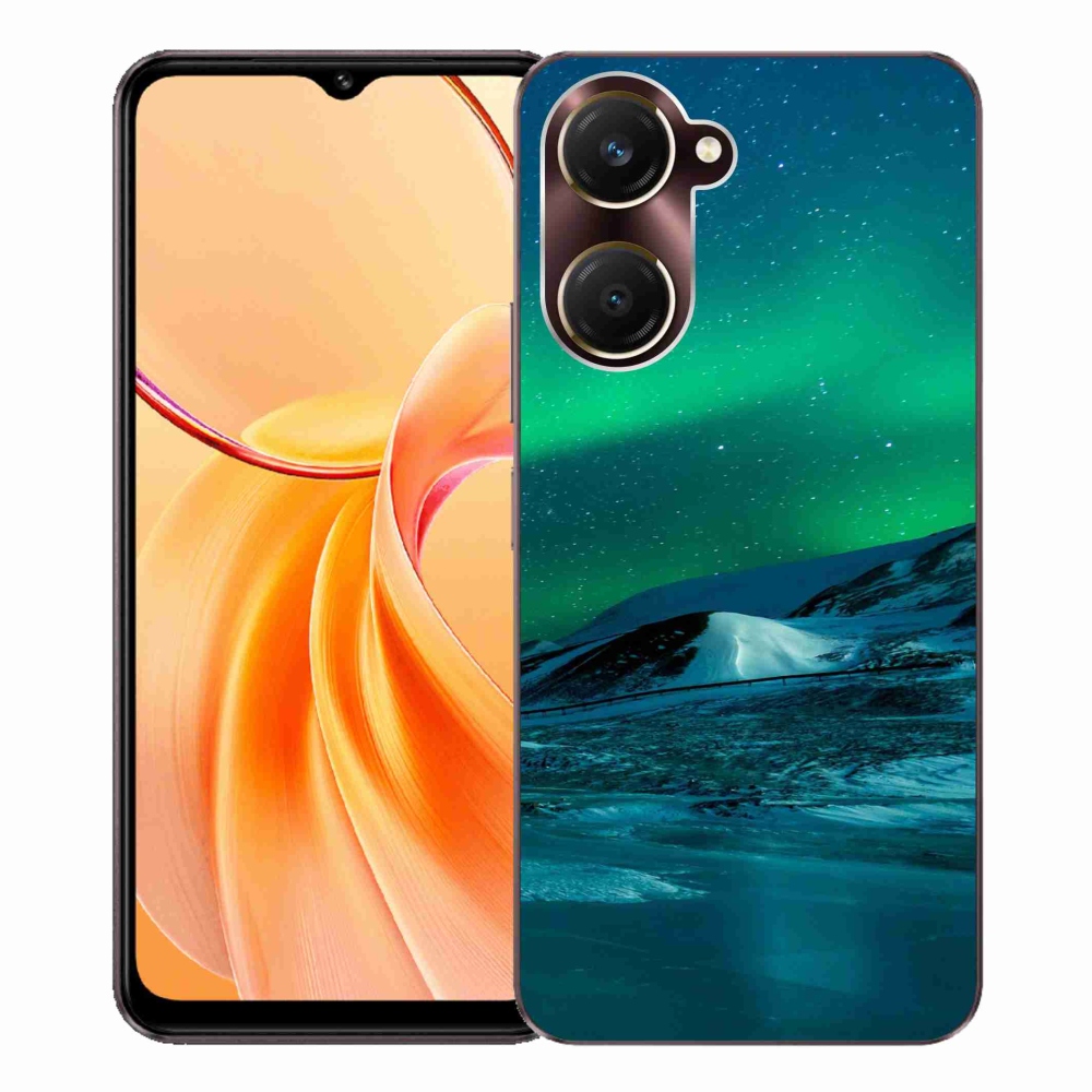 Gelový kryt mmCase na Vivo Y28s 5G - polární záře