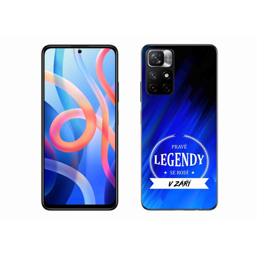 Gelový kryt mmCase na Xiaomi Redmi Note 11S 5G - legendy v září modré pozadí
