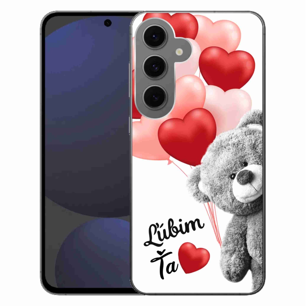 Gelový obal mmCase na Samsung Galaxy S24 FE - ľúbim ťa sk