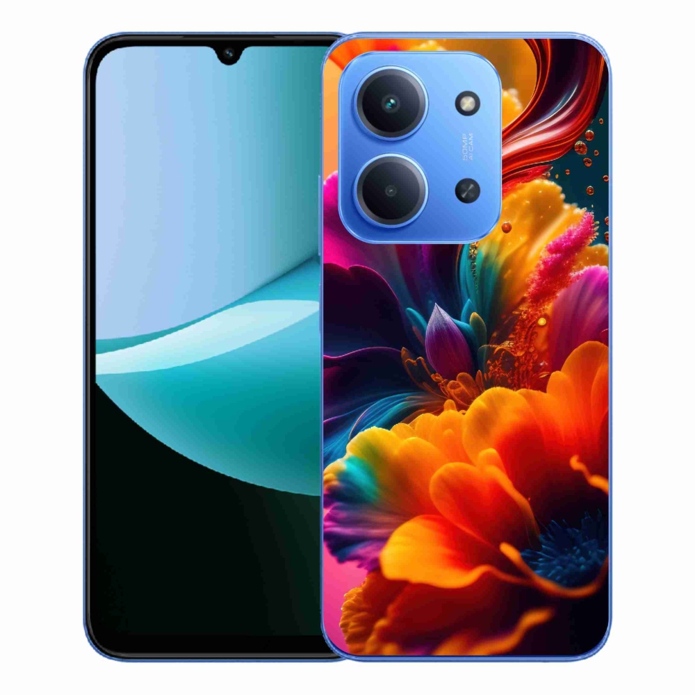 Gelový kryt mmCase na Xiaomi Redmi 15C 4G/5G (173mm) - abstraktní motiv 2