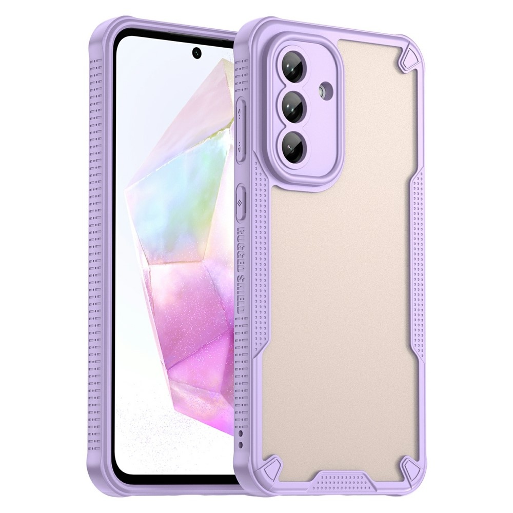 Frosted odolný kryt na Samsung Galaxy A36 5G - fialový
