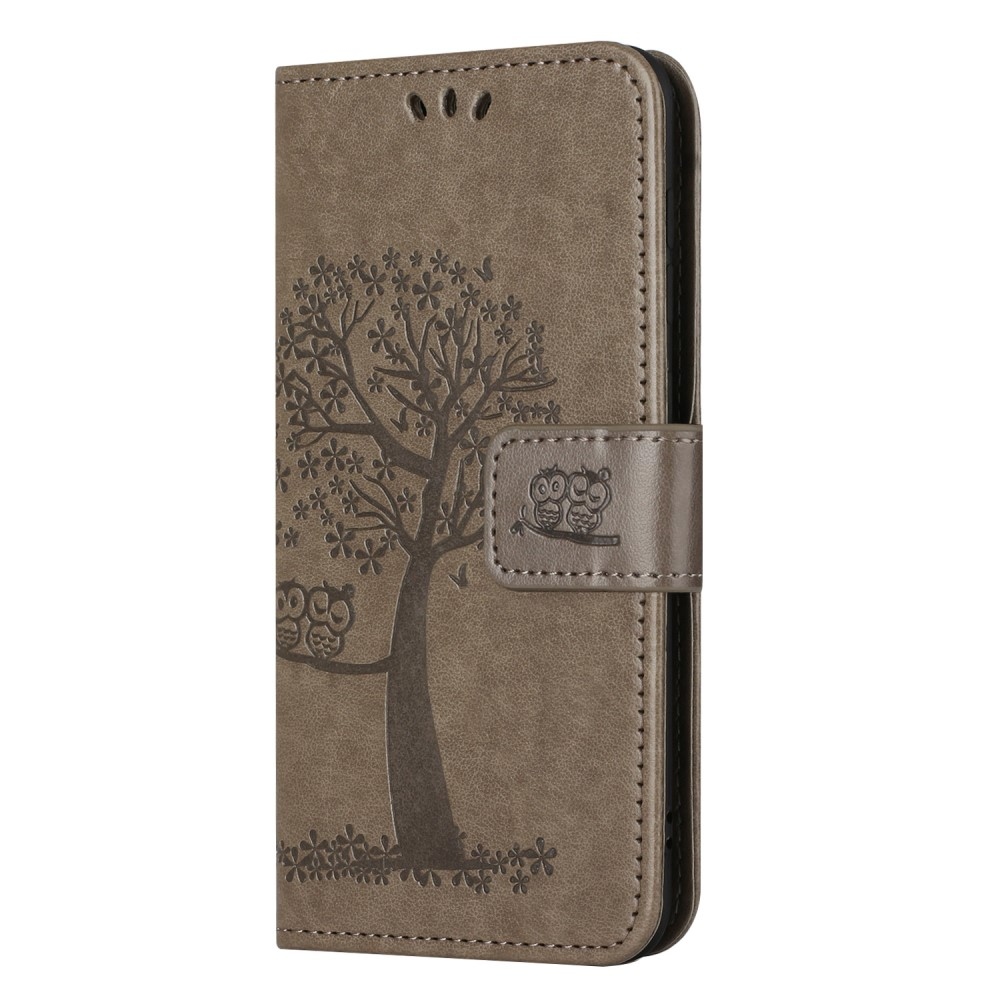 Tree knížkové pouzdro na Samsung Galaxy M15 5G - šedé