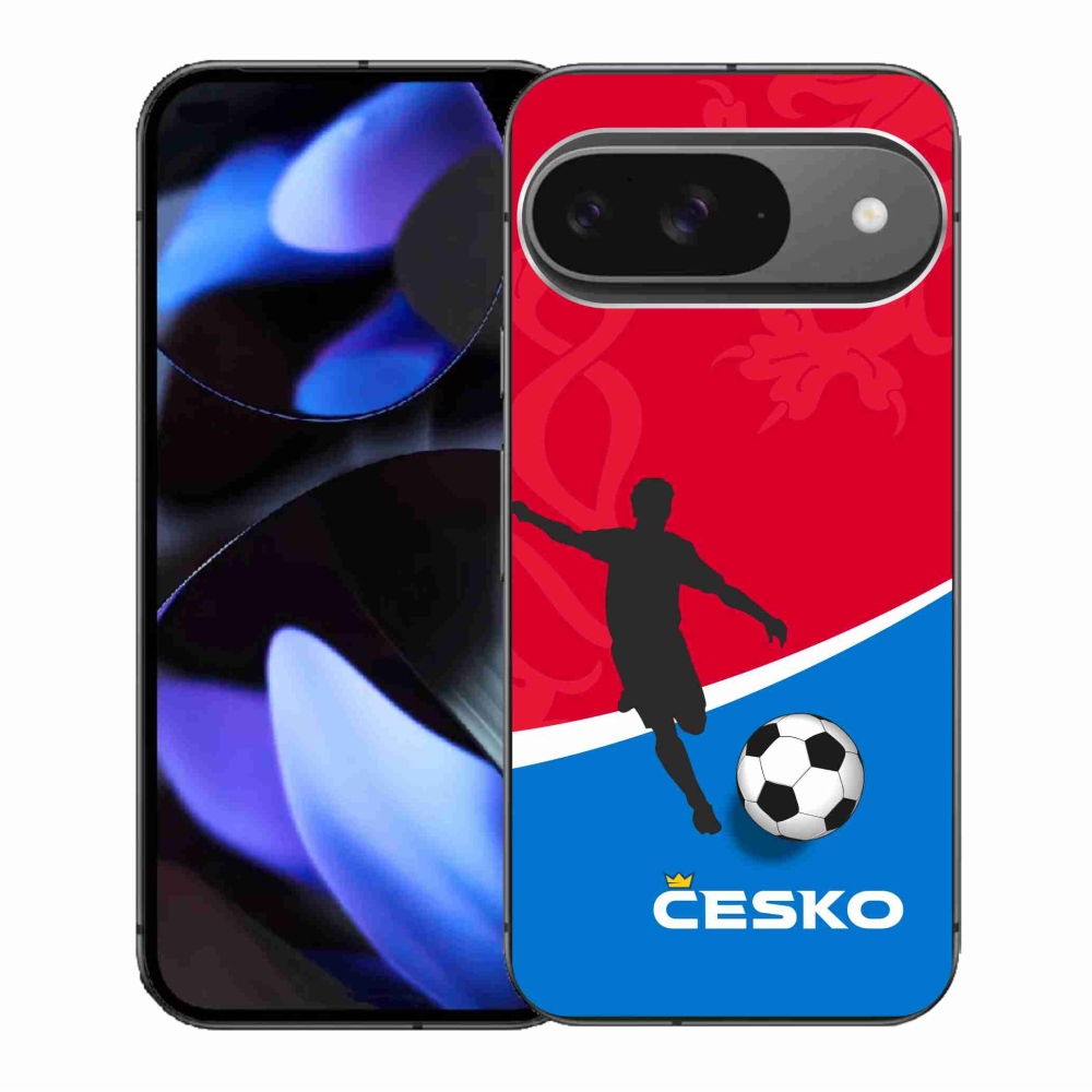 Gelový kryt mmCase na Google Pixel 9/9 Pro - fotbal Česko