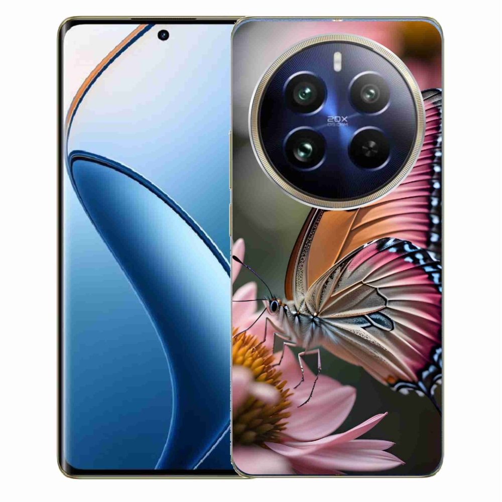 Gelový kryt mmCase na Realme 12 Pro 5G/12 Pro+ 5G - barevný motýl