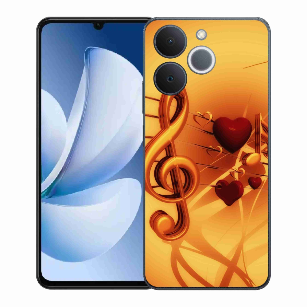 Gelový kryt mmCase na Realme Note 70T - noty