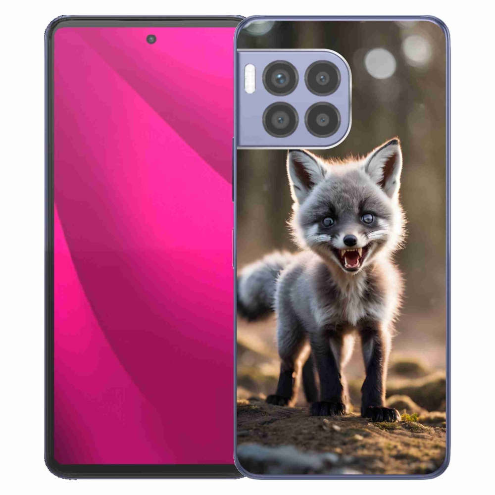Gelový kryt mmCase na T-Mobile T Phone 2 Pro - rozzuřená liška