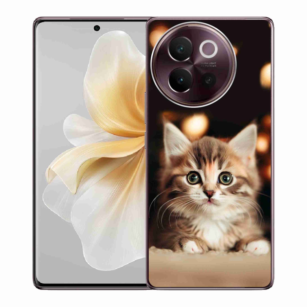 Gelový kryt mmCase na Vivo V40 Lite 5G - roztomilé kotě 2