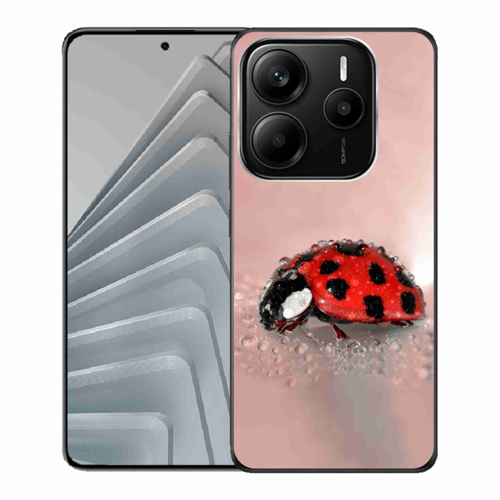 Gelový kryt mmCase na Xiaomi Redmi Note 14 5G - beruška