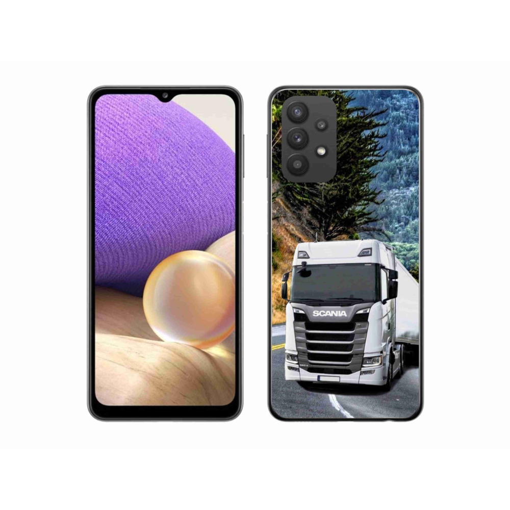 Gelový kryt mmCase na Samsung Galaxy A32 5G - kamion 1