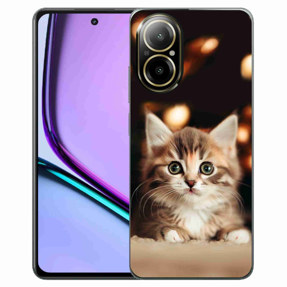 Gelový kryt mmCase na Realme C67 - roztomilé kotě 2