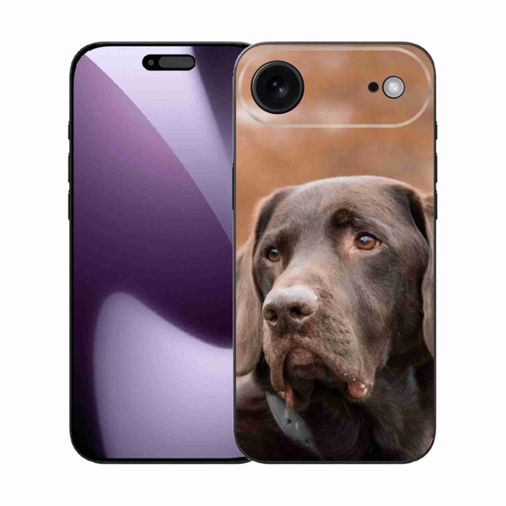 Gelový kryt mmCase na iPhone 17 Air - hnědý labrador