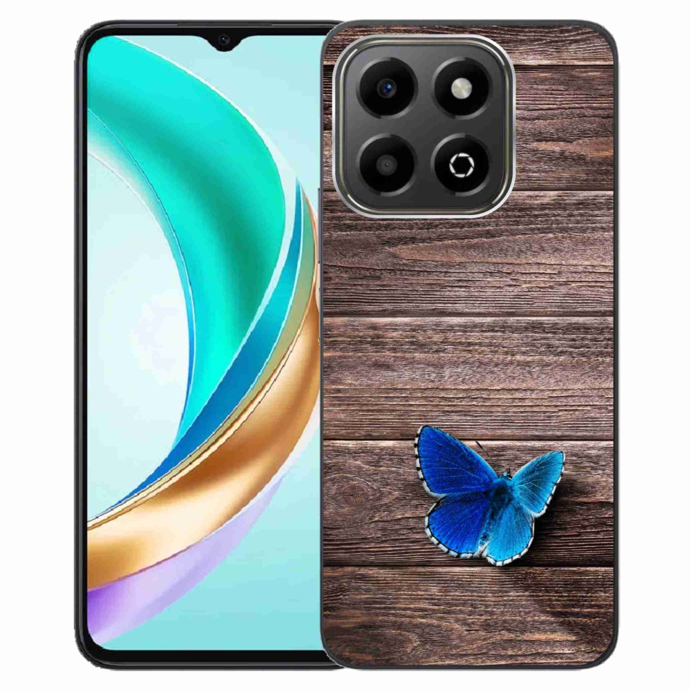 Gelový kryt mmCase na Honor X6b - modrý motýl 1
