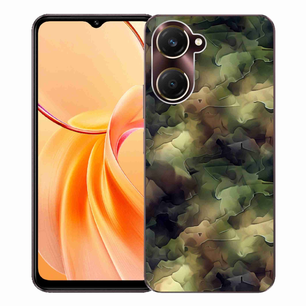 Gelový kryt mmCase na Vivo Y28s 5G - maskáčový vzor 10