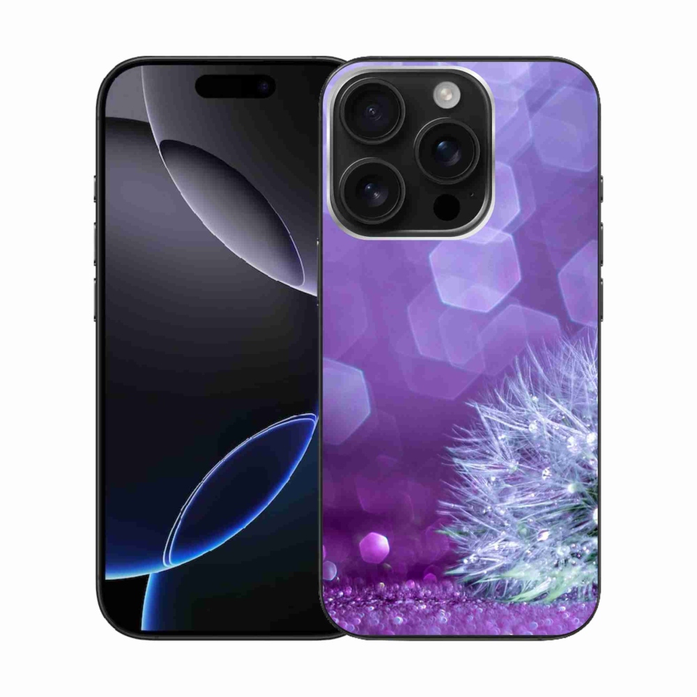 Gelový kryt mmCase na iPhone 16 Pro - odkvetlá pampeliška 2