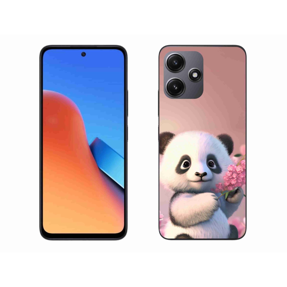 Gelový kryt mmCase na Xiaomi Redmi 12 5G - roztomilá panda